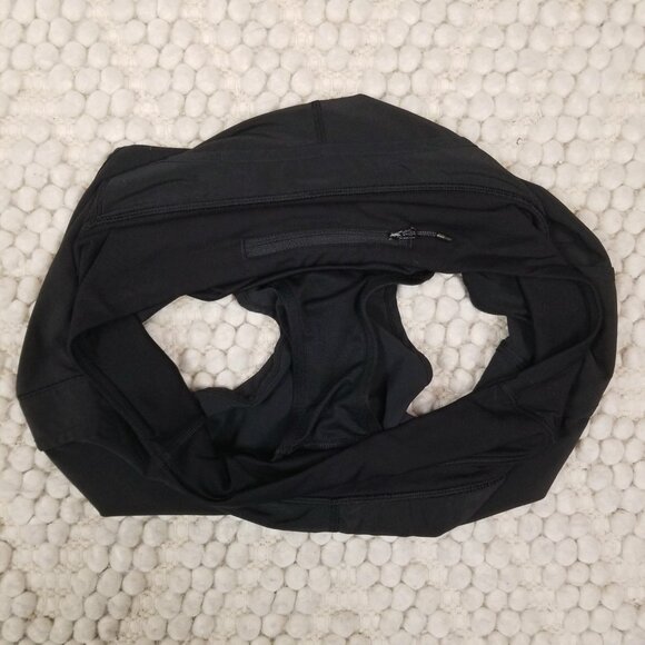 Lululemon Run Times Short *4-way Stretch 4" Black Sz 8 - Picture 2 of 5